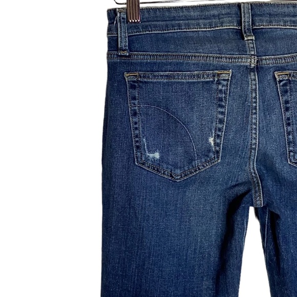 Joe's Jeans The Cigarette Straight Ankle Becka Jeans Distressed Mid Rise 27 - Picture 9 of 16